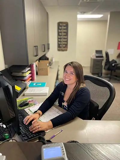 front office coordinator at Warren & Hagerman Family Dentistry in Litchfield Park, AZ smiling